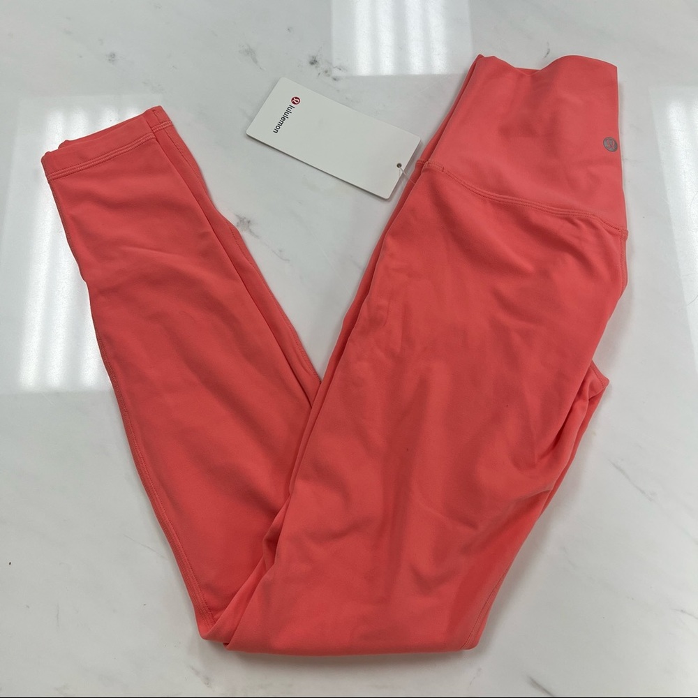 LuluLemon Leggings Align HR Tight 28” in Coral